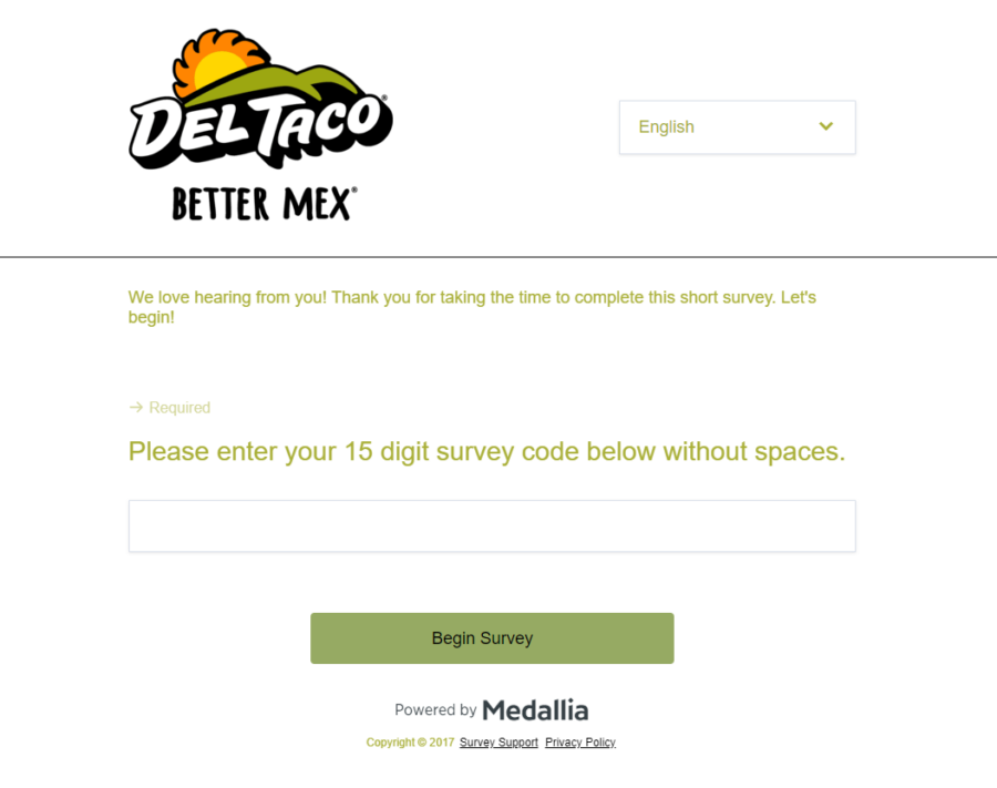 Myopinion.deltaco.com - Get $1 Off a $3 - Take Del Taco Survey